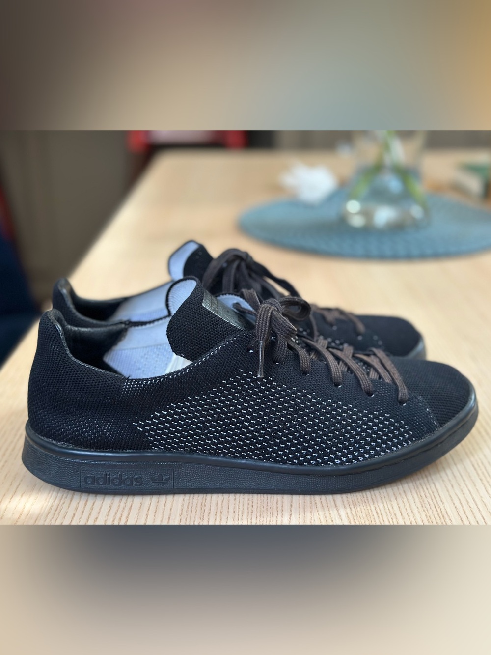 Adidas Stan Smith Primeknit 'Core black men's size 8